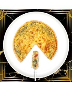QUICHE AUX LÉGUMES ET AU FROMAGE 8″