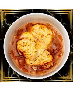 SOUPE À L'OIGNON GRATINÉE