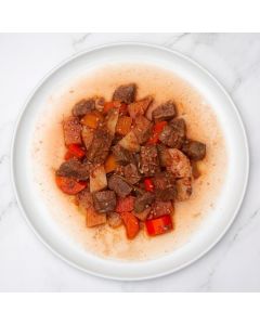 CUBES DE BOEUF AUX LÉGUMES – INDIVIDUEL - SG-SL