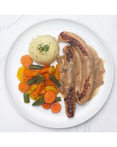 SAUCISSES DE POULET, CHEDDAR ET BACON - INDIVIDUEL