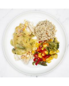 AIGLEFIN, SAUCE VIN ET POIREAUX – INDIVIDUEL - SG-SL