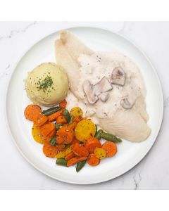PANGASIUS, SAUCE AUX CHAMPIGNONS - INDIVIDUEL