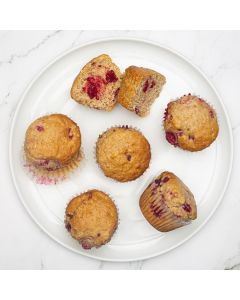 MUFFINS AUX FRAMBOISES 6UN - PQT