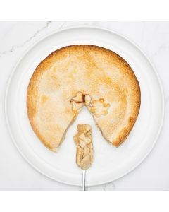 TARTE AUX POMMES ET SUCRE À LA CRÈME 8"