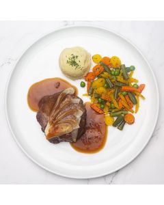HAMBURGER STEAK VÉGÉTARIEN - INDIVIDUEL - SG